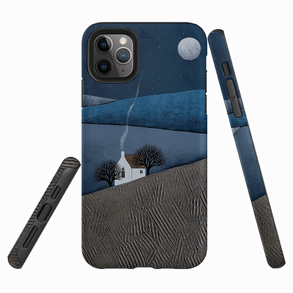iPhone Tough Case - The Quiet Of The Night By Natasha Newton Vivid Design Texture Travel Friendly