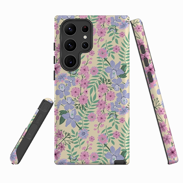 Samsung Tough Case - Larkspur By Kate Heiss clean design