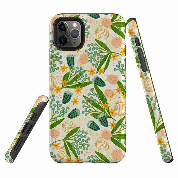 Durable Texture Layer iPhone Tough Case - Summer Meadow By Katherine Quinn