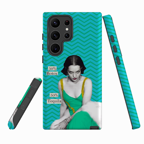 High strength Elegant Layer Texture Samsung Tough Case - Tequila By Clare Jordan