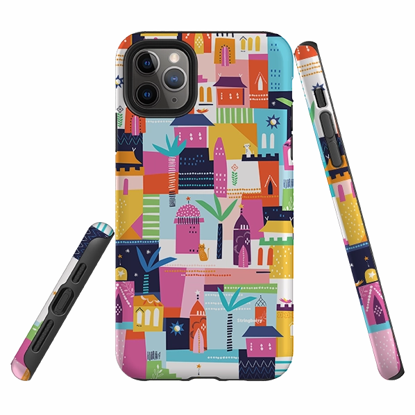 Comfort Accessory Heat resistant iPhone Tough Case - Houses By Ali Brookes