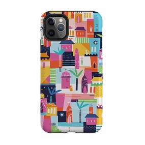 Lightweight Grip iPhone Tough Case - Houses By Ali Brookes