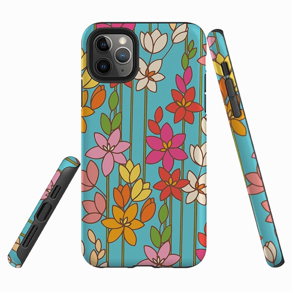 Precision Cutouts Edge Protection iPhone Tough Case - Ixia By Amelia Bowman