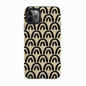 iPhone Tough Case - Fortunate Smooth Outline Smooth Finish Touch