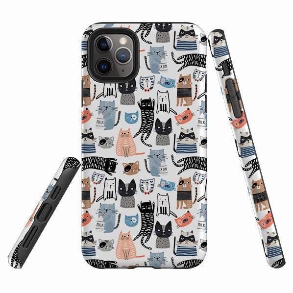 Matte Design Texture Vivid Texture iPhone Tough Case - Jiggles