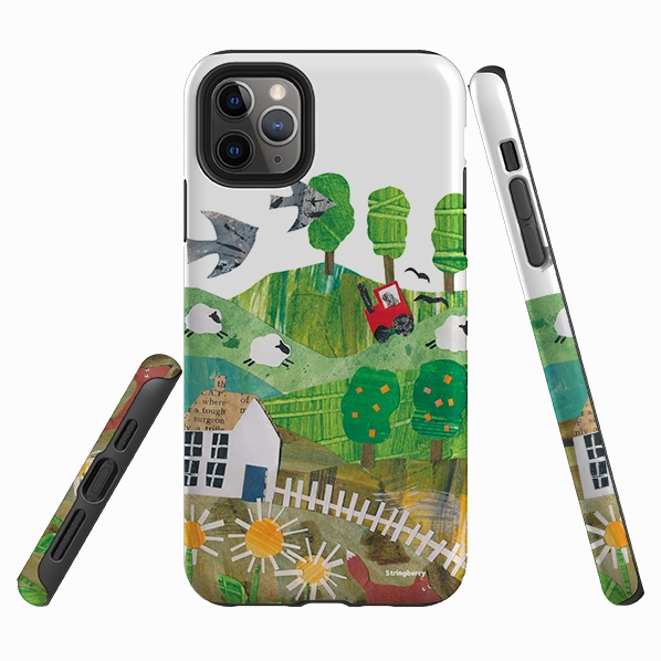 iPhone Tough Case - Countryscape IV By Tracey English elegant design