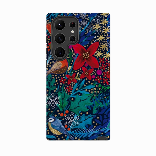 Samsung Tough Case - Xmas Robin II By Emma Frances Grant Slim Design High gloss