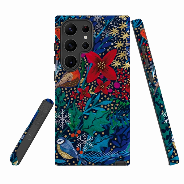Protective cover Durable Surface Samsung Tough Case - Xmas Robin II By Emma Frances Grant