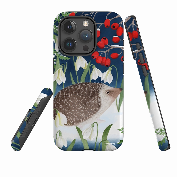 iPhone Tough Case - Hedgehog By Bex Parkin Hybrid Build