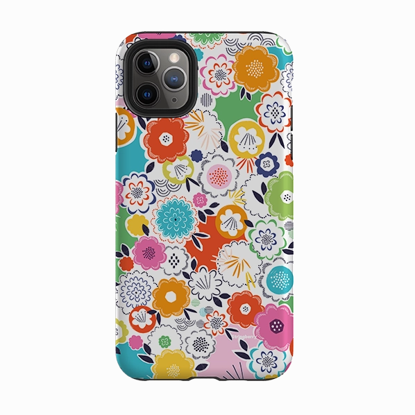 Trendy Finish Comfort Fit Edge iPhone Tough Case - Flowers By Ali Brookes