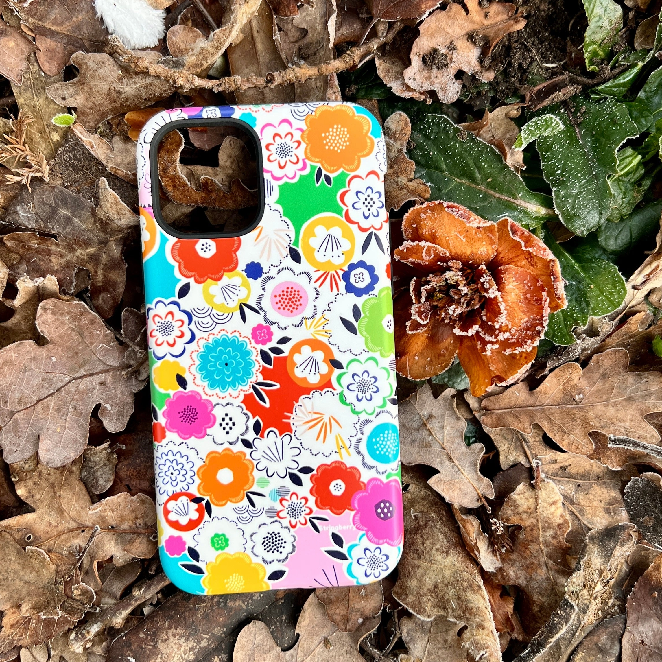 Durable Frame iPhone Tough Case - Flowers By Ali Brookes