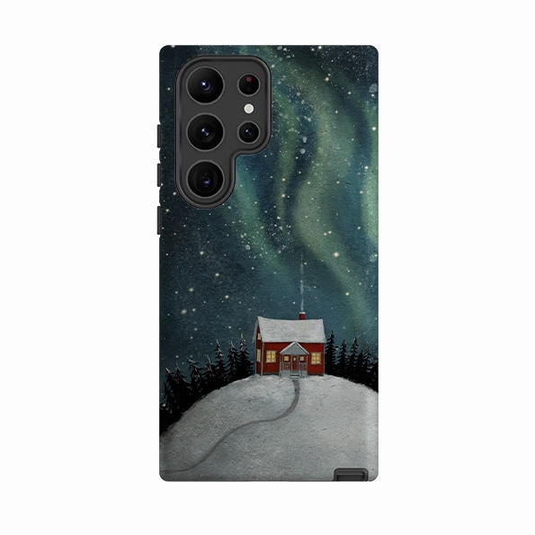 Soft Protection Layer Slim Feel Samsung Tough Case - Northern Light By Maja Lindberg