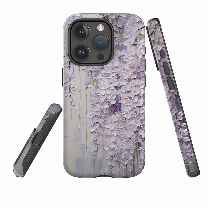 Durable Quality Premium Look iPhone Tough Case - Allee Floral II