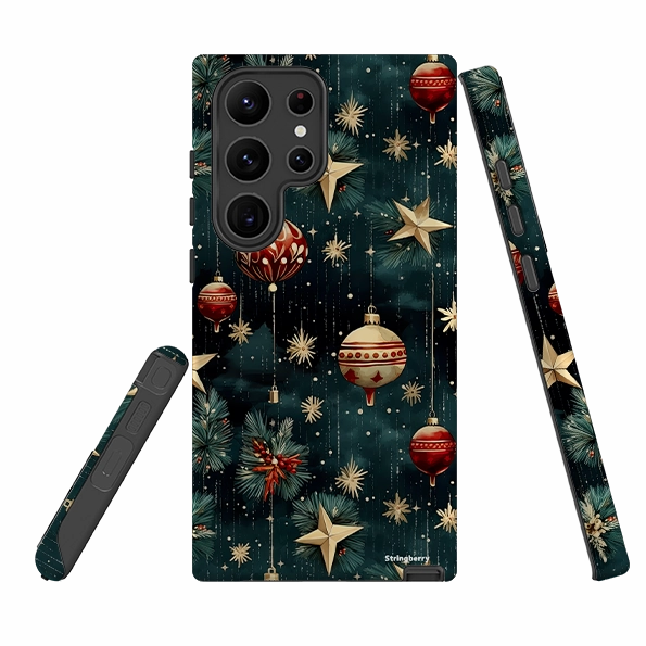 Samsung Tough Case - Christmas Baubles III Strong Shell