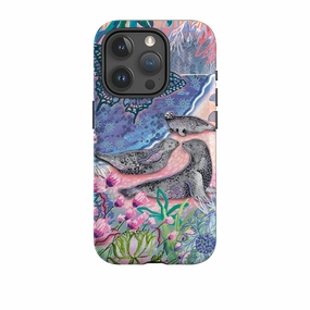 Compact Fit Grip Assist iPhone Case - Scenic Seals Of Norfolk By Emma Frances Grant