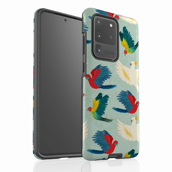 Samsung Tough Case - All Birds By Katherine Quinn Minimal Grip Textured Detail