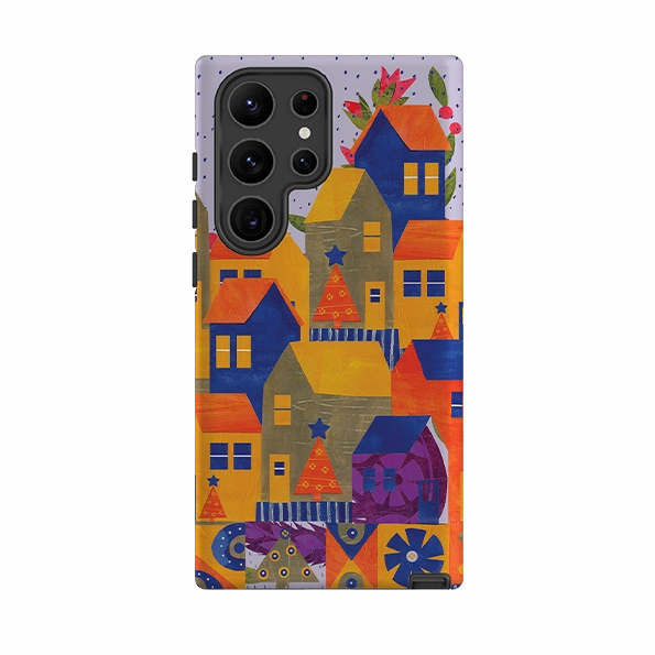Samsung Tough Case - Winter Village I By Tracey English Gradient Finish