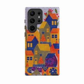 Samsung Tough Case - Winter Village I By Tracey English Gradient Finish