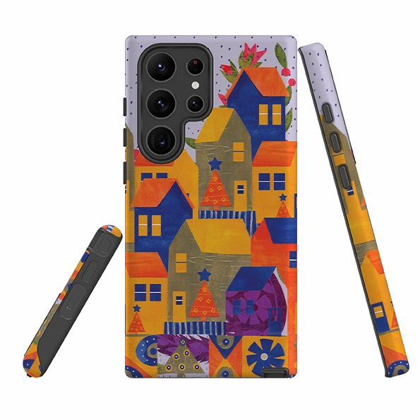 Samsung Tough Case - Winter Village I By Tracey English Everyday Use Textured Grip
