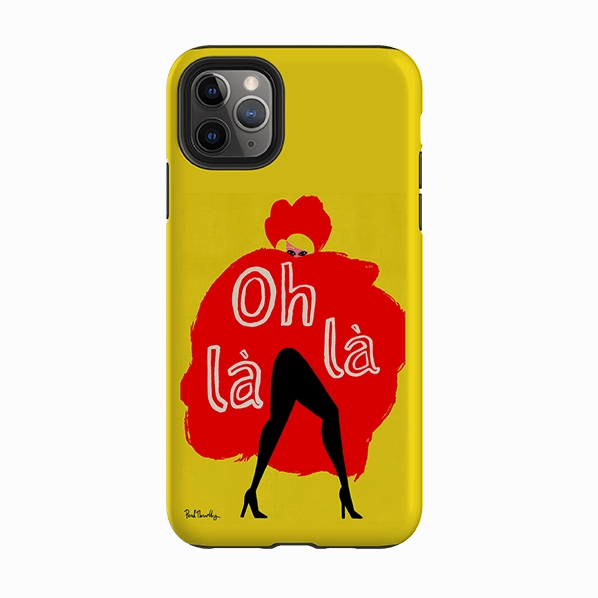 iPhone Tough Case - Oh Lala By Paul Thurlby Premium Detail Finish Easy Removal