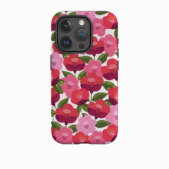 Grip Safe iPhone Tough Case - Camellia I By Ali Brookes