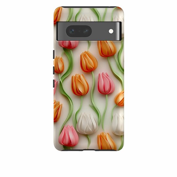 Elegant Accent Elegant Shield Google Tough  Case - Alkmaar Tulips