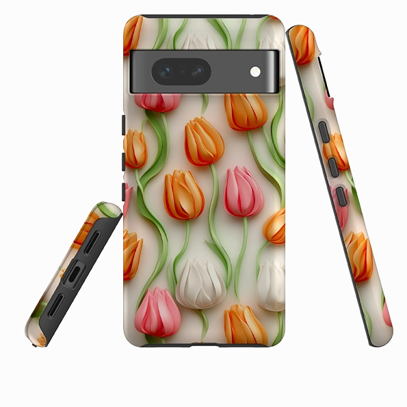 Google Tough  Case - Alkmaar Tulips Trendy Design