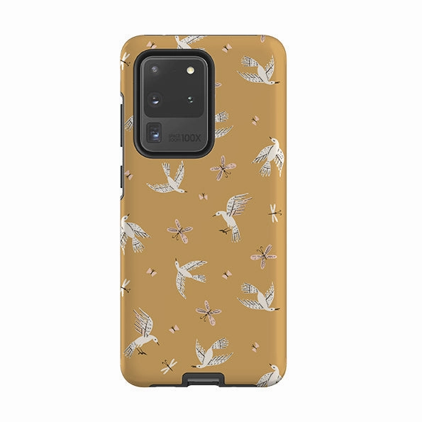 Samsung Tough Case - Birds And Butterflies By Meghann Rader Hybrid Protection