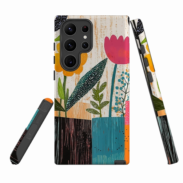 Flexible Pattern Texture Samsung Tough Case - Mill Lane