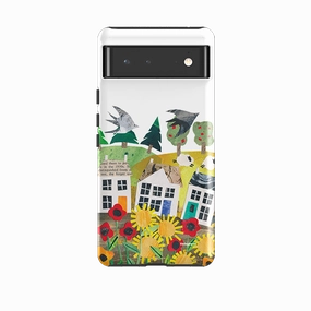 Pocket Friendly Flexible structure Google Tough Case -  Countryscape II By Tracey English