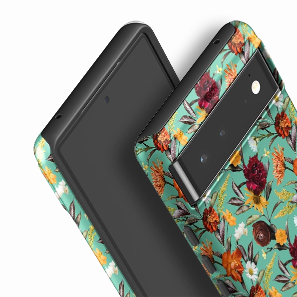 Premium Detail Google Tough Case -  Sunrays Floral 5