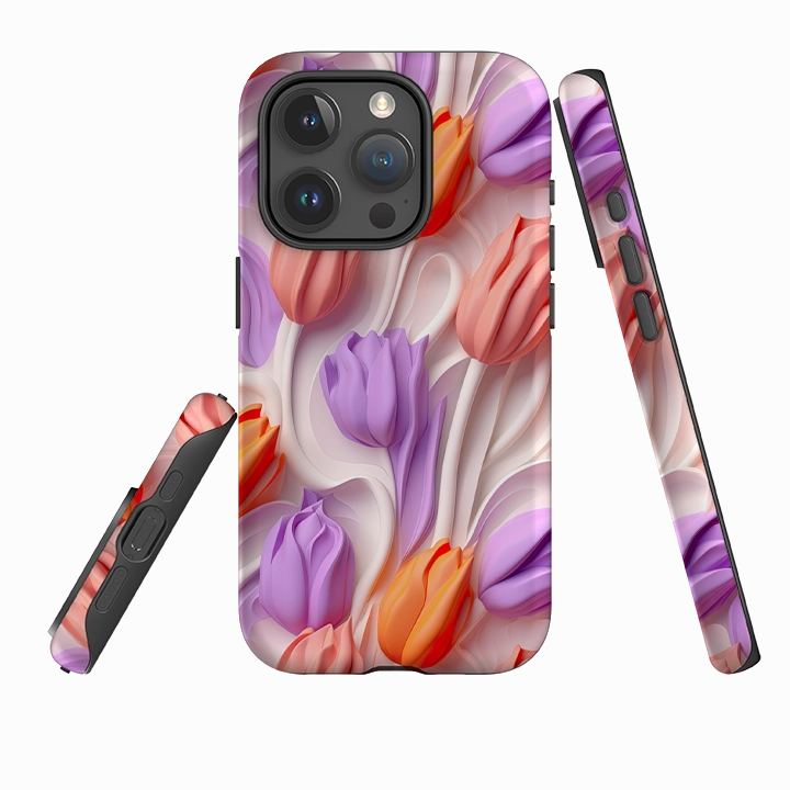 Glossy Finish Look Premium Build iPhone Case - Rotterdam Tulips
