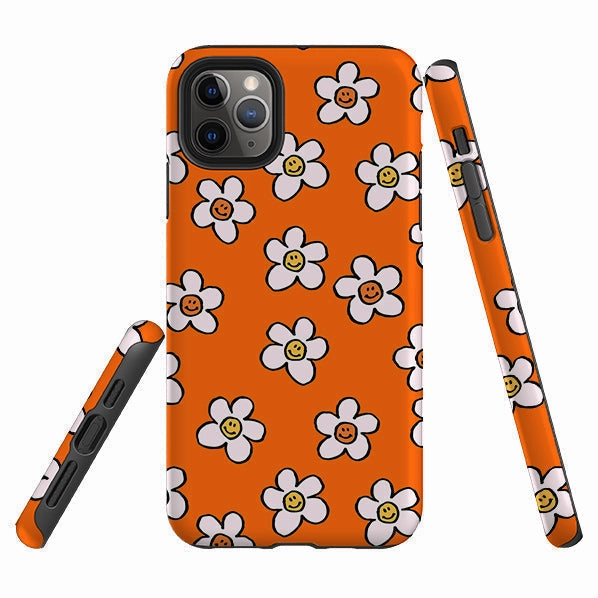 Vivid Detail iPhone Tough Case - Smiley Orange