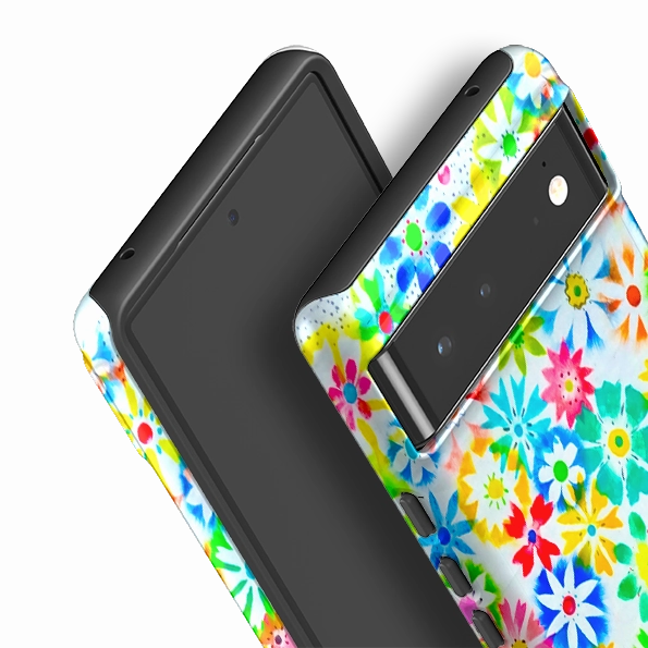 Google Tough Case -  Colour Garden By Sarah Campbell Rugged Build Texture