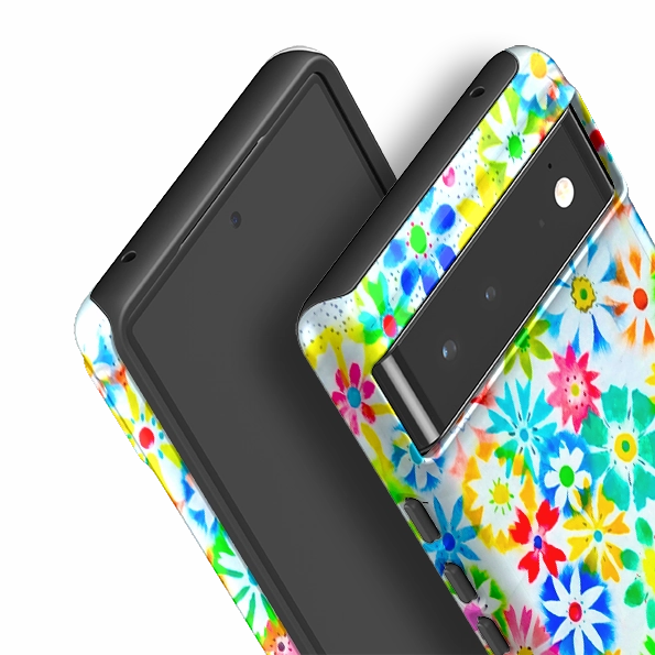 Matte Coating Finish Google Tough Case -  Colour Garden By Sarah Campbell