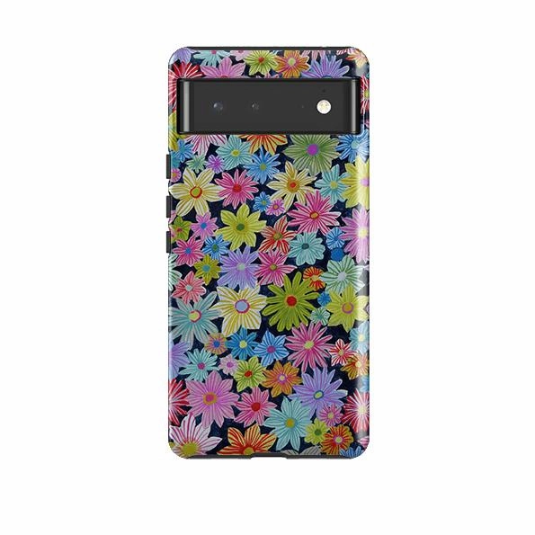Google Tough Case -  Daisy Garden By Sarah Campbell Protective Detail Handcrafted Design