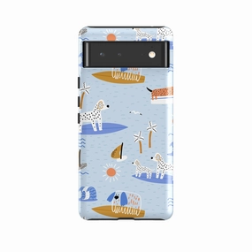 Elegant Craft Urban Texture Google Tough Case -  Surfing Dogs