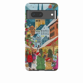 Ultra Thin Google Tough Case - Christmas Market By Caroline Bonne Muller