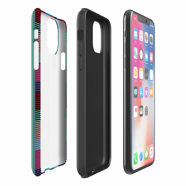 Comfort Style iPhone Tough Case - Indian Stripe By Cressida Bell