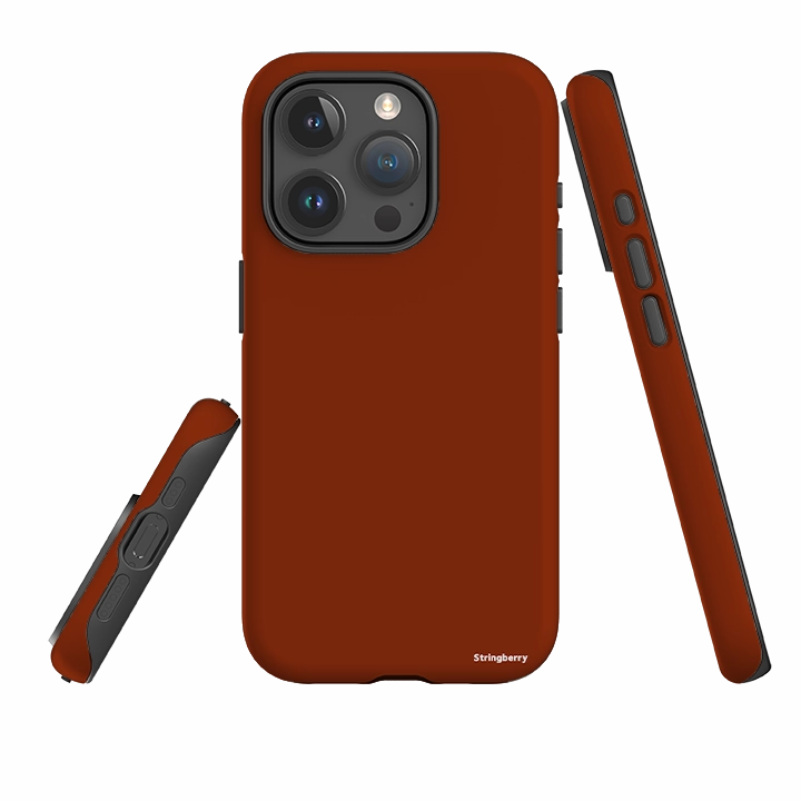 iPhone Tough Case - Auckland Brown Durable Form Enhanced grip