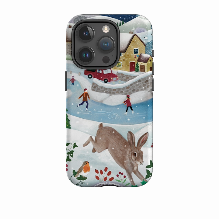 iPhone Tough Case - Advent Rabbit By Bex Parkin Gloss Texture