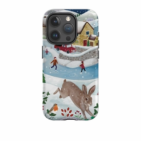 iPhone Tough Case - Advent Rabbit By Bex Parkin Durable Shell
