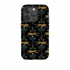 iPhone Tough Case - Cheetah By Catherine Rowe Soft Edge Light Touch