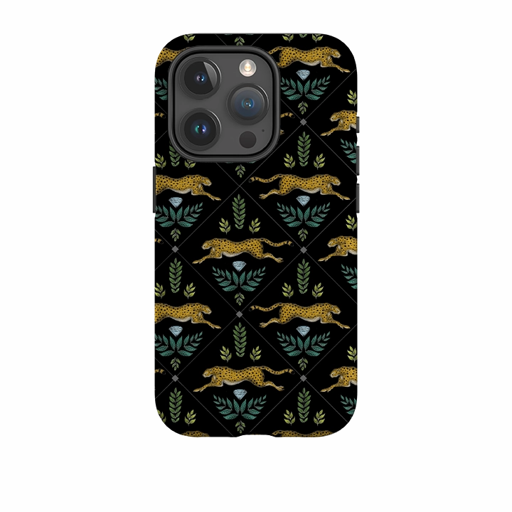 iPhone Tough Case - Cheetah By Catherine Rowe Soft Edge Light Touch