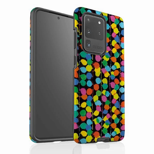 Samsung Tough Case - Party Lights By Sarah Campbell Durable Texture