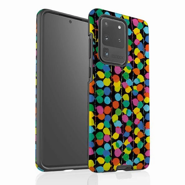Soft Grip Samsung Tough Case - Party Lights By Sarah Campbell