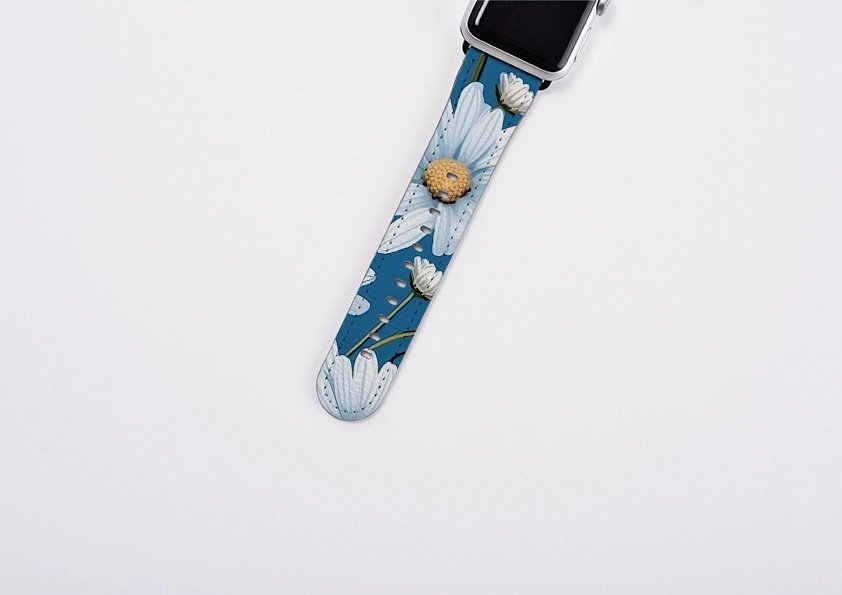 Soft Daily Comfort Bright Daisies VIII Apple Watch Strap