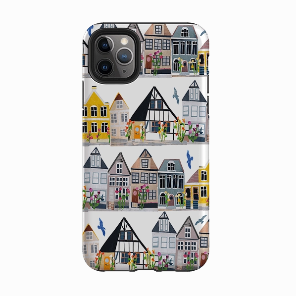 iPhone Tough Case - Danish Houses By Tracey English Phone Accessory