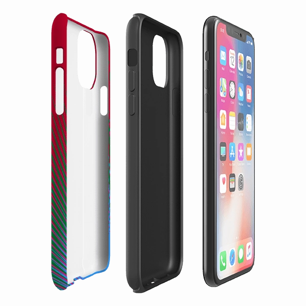 iPhone Tough Case - Halos Firework By Kitty Joseph Simple Look Trendy Layer