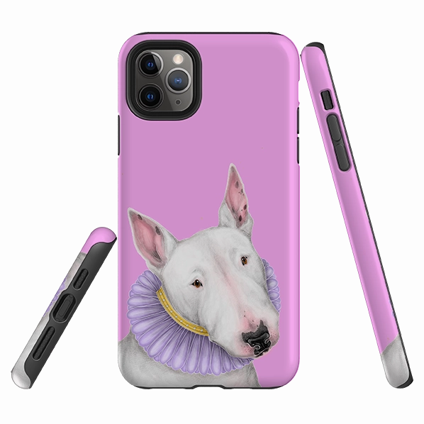 iPhone Tough Case - Bull Terrier By Catherine Rowe Modern Pattern Style